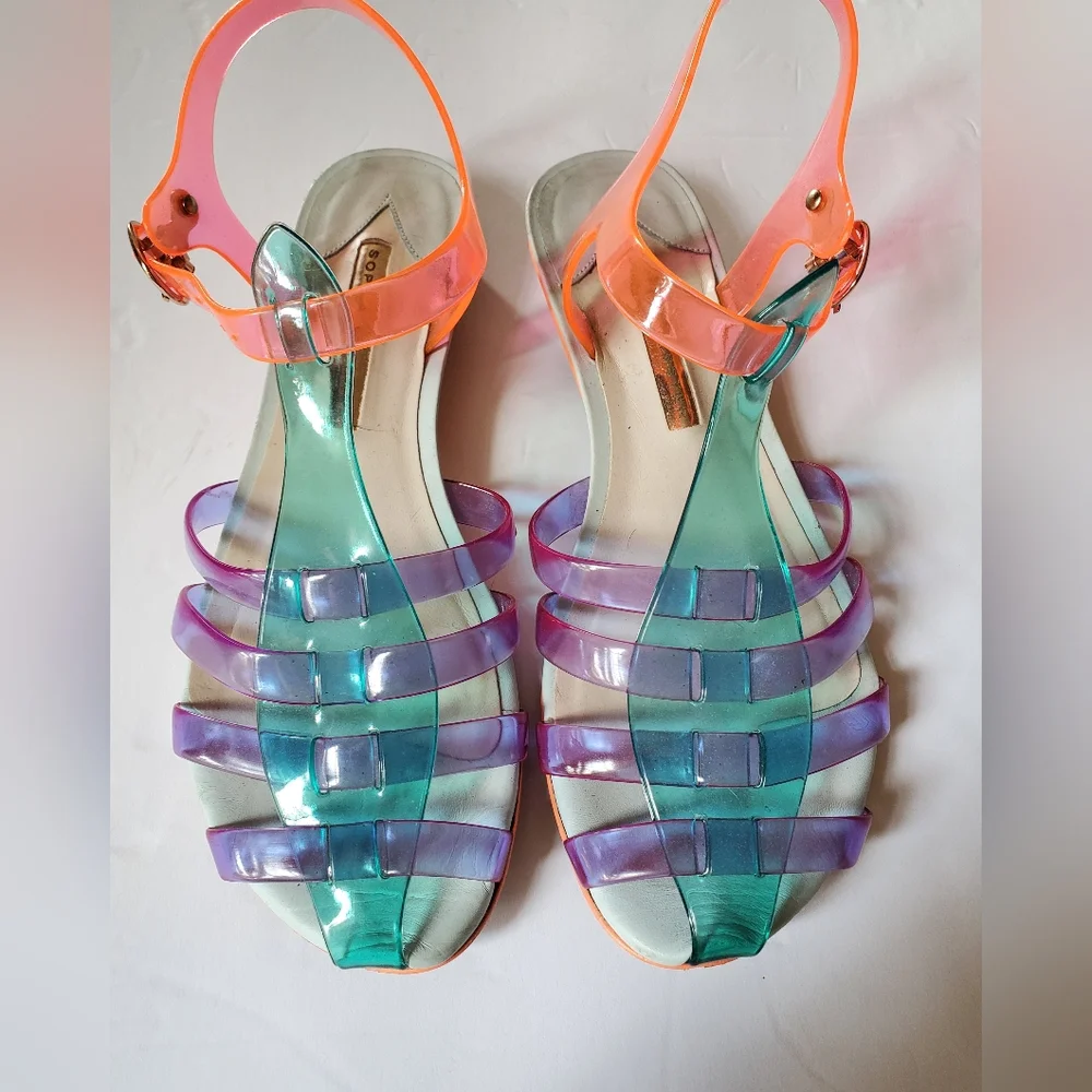 Sophia Webster Violetta Jelly Sandals Size 38 - Picture 1 of 6